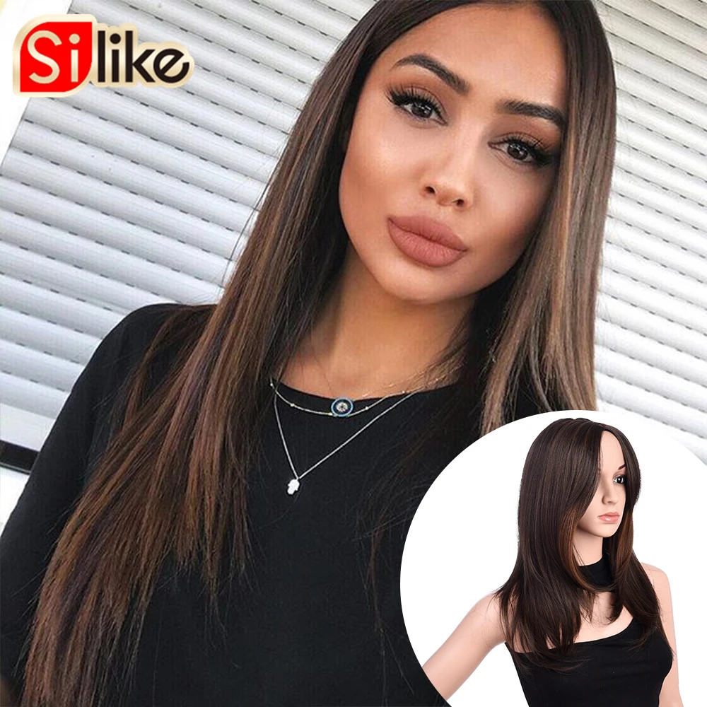 Silike Synthetic Long Haircut Wig Wavy Wave 24 Inch Ombre Ash Blonde Wigs for Woman Wigs Daily Use Party
Silike Synthetic Long Haircut Wig Wavy Wave 24 Inch Ombre Ash Blonde Wigs for Woman Wigs Daily Use Party