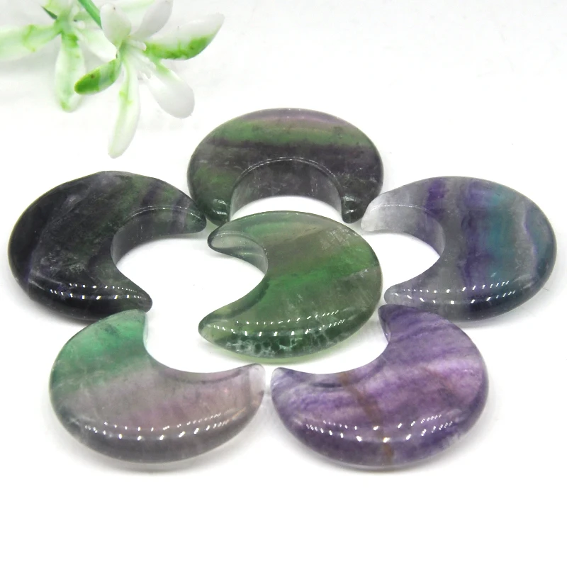 10 Pcs Moon Shaped Natural Gemstone Fluorite Stone Craft Gift Healing Crystals Agate Jewelry Making Necklace Pendant Accessories
10 Pcs Moon Shaped Natural Gemstone Fluorite Stone Craft Gift Healing Crystals Agate Jewelry Making Necklace Pendant Accessories