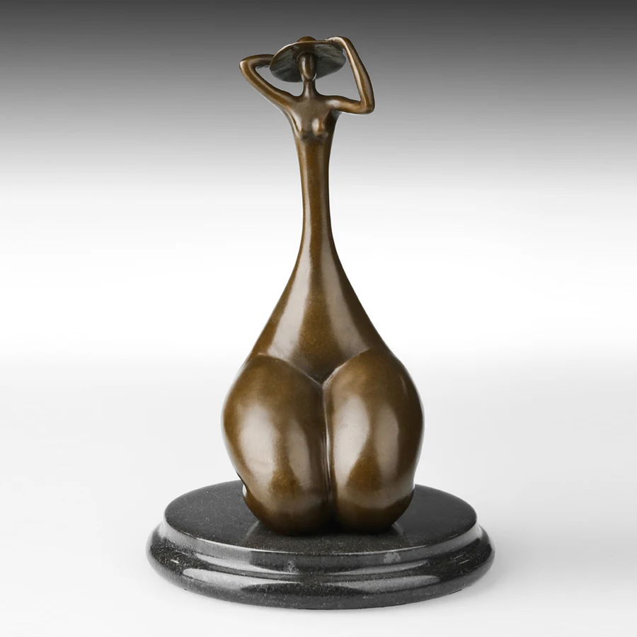 Bronze Statue Abstract Wearing Hat Female Sculpture Figurine Woman Art Home Cabinet Decor Birthday Gifts
Bronze Statue Abstract Wearing Hat Female Sculpture Figurine Woman Art Home Cabinet Decor Birthday Gifts