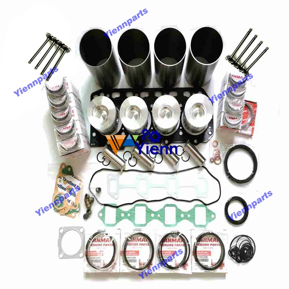4TNE82A Overhaul Rebuild Kit With Valve For Yanmar Excavator Tractor Engine Repair Parts
4TNE82A Overhaul Rebuild Kit With Valve For Yanmar Excavator Tractor Engine Repair Parts