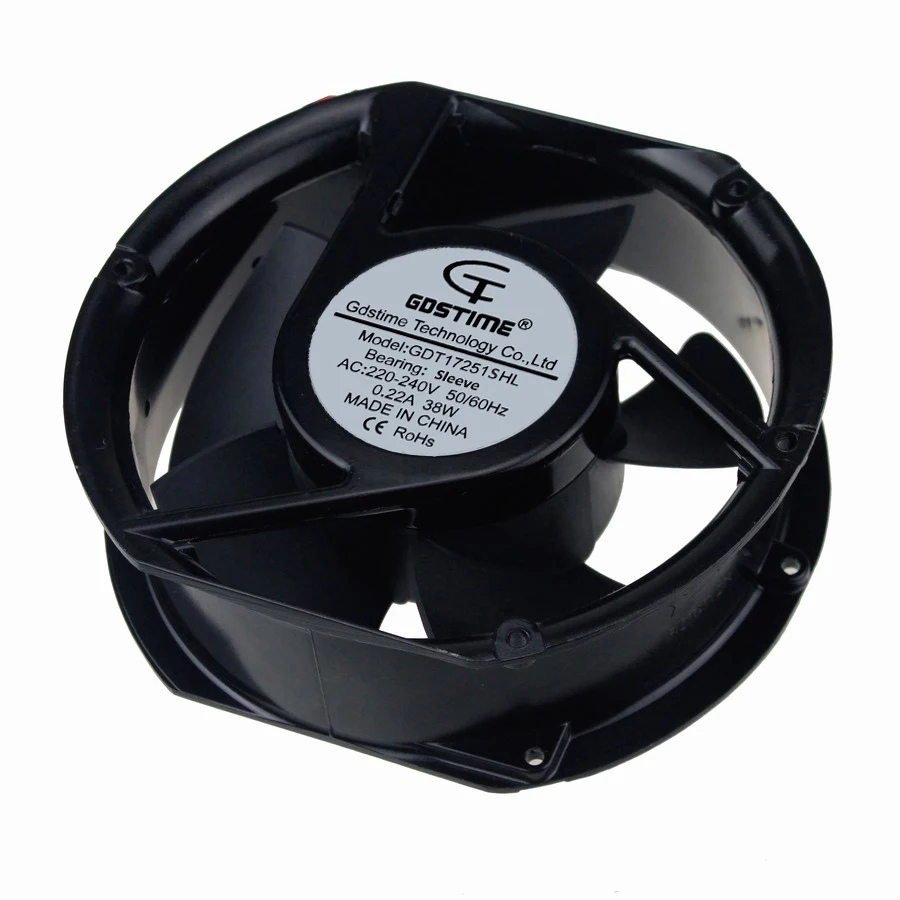 2Pieces lot Gdstime AC 220V 240V 17CM 172MM 172mm x 51mm Industrial Ventilation Cooling Fan
2Pieces lot Gdstime AC 220V 240V 17CM 172MM 172mm x 51mm Industrial Ventilation Cooling Fan