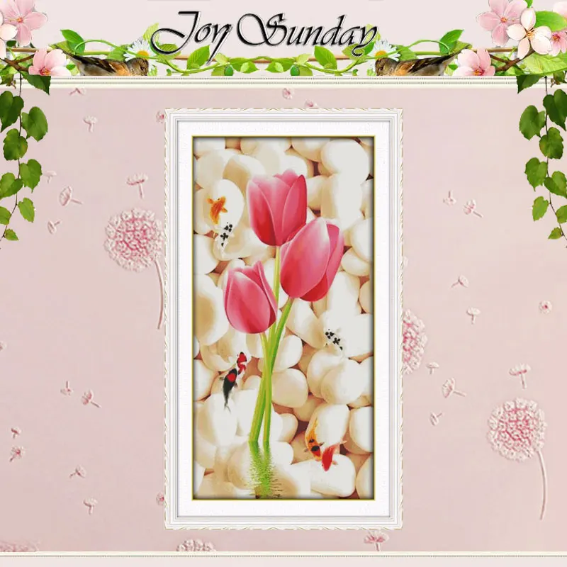 Big size Tulip Patterns Counted Cross Stitch 11CT 14CT Cross Stitch Set Wholesale Flower Cross-stitch Kit Embroidery Needlework
Big size Tulip Patterns Counted Cross Stitch 11CT 14CT Cross Stitch Set Wholesale Flower Cross-stitch Kit Embroidery Needlework