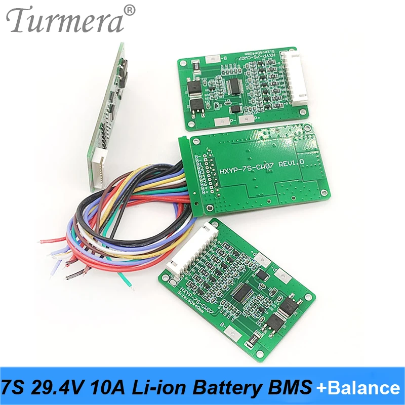 Turmera фотоаппаратов моментальной печати 7S 29,4 V 25,2 V 10A литиевый аккумулятор BMS с балансировкой и PCM Защитная плата для е-скутер способный преодо...
Turmera фотоаппаратов моментальной печати 7S 29,4 V 25,2 V 10A литиевый аккумулятор BMS с балансировкой и PCM Защитная плата для е-скутер способный преодо...