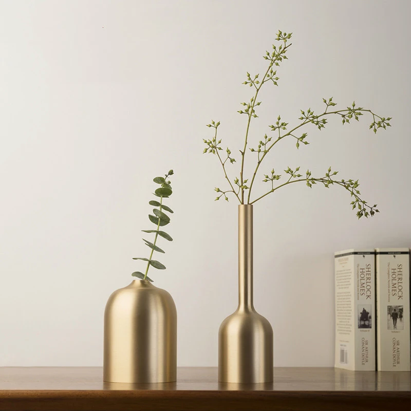 Brass Vase Ornaments Livingroom Decorative Flower Arrangement Gold Light Luxury Vase Home Decoration Simple Modern Nordic Vase
Brass Vase Ornaments Livingroom Decorative Flower Arrangement Gold Light Luxury Vase Home Decoration Simple Modern Nordic Vase