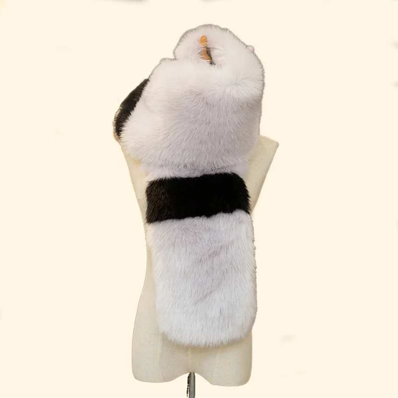 Outdoor Windproof Supper Warm Women Scarf Comfortable Soft 100-135CM Length Faux Fox fur Winter Muffler Women's Neckerchief
Outdoor Windproof Supper Warm Women Scarf Comfortable Soft 100-135CM Length Faux Fox fur Winter Muffler Women's Neckerchief