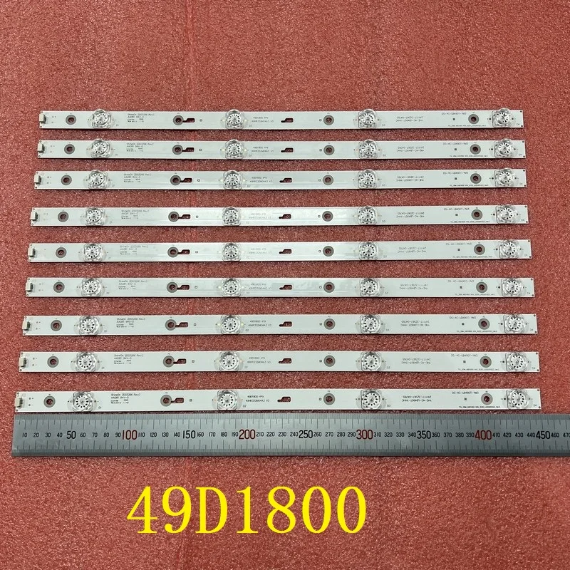 Kit 9pcs LED bar For TV 49U7750VE YHF-4C-LB490T-YHC YHF TV_ODM_49D1800_4X9 LX20161124 49HR332M04A3 TV 49D1800
Kit 9pcs LED bar For TV 49U7750VE YHF-4C-LB490T-YHC YHF TV_ODM_49D1800_4X9 LX20161124 49HR332M04A3 TV 49D1800