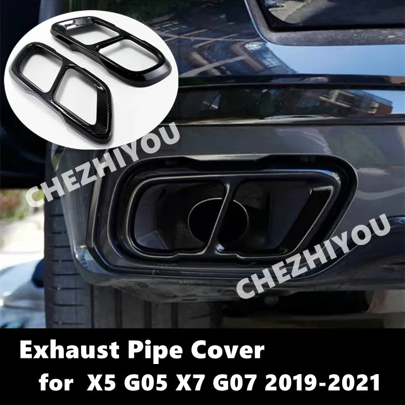 Car Exhaust Pipe Cover For BMW X5 G05 X7 G07 2019-2021 Tail Pipe Trim Stainless Steel Carbon Fiber Look Glossy Black Silver HQ
Car Exhaust Pipe Cover For BMW X5 G05 X7 G07 2019-2021 Tail Pipe Trim Stainless Steel Carbon Fiber Look Glossy Black Silver HQ