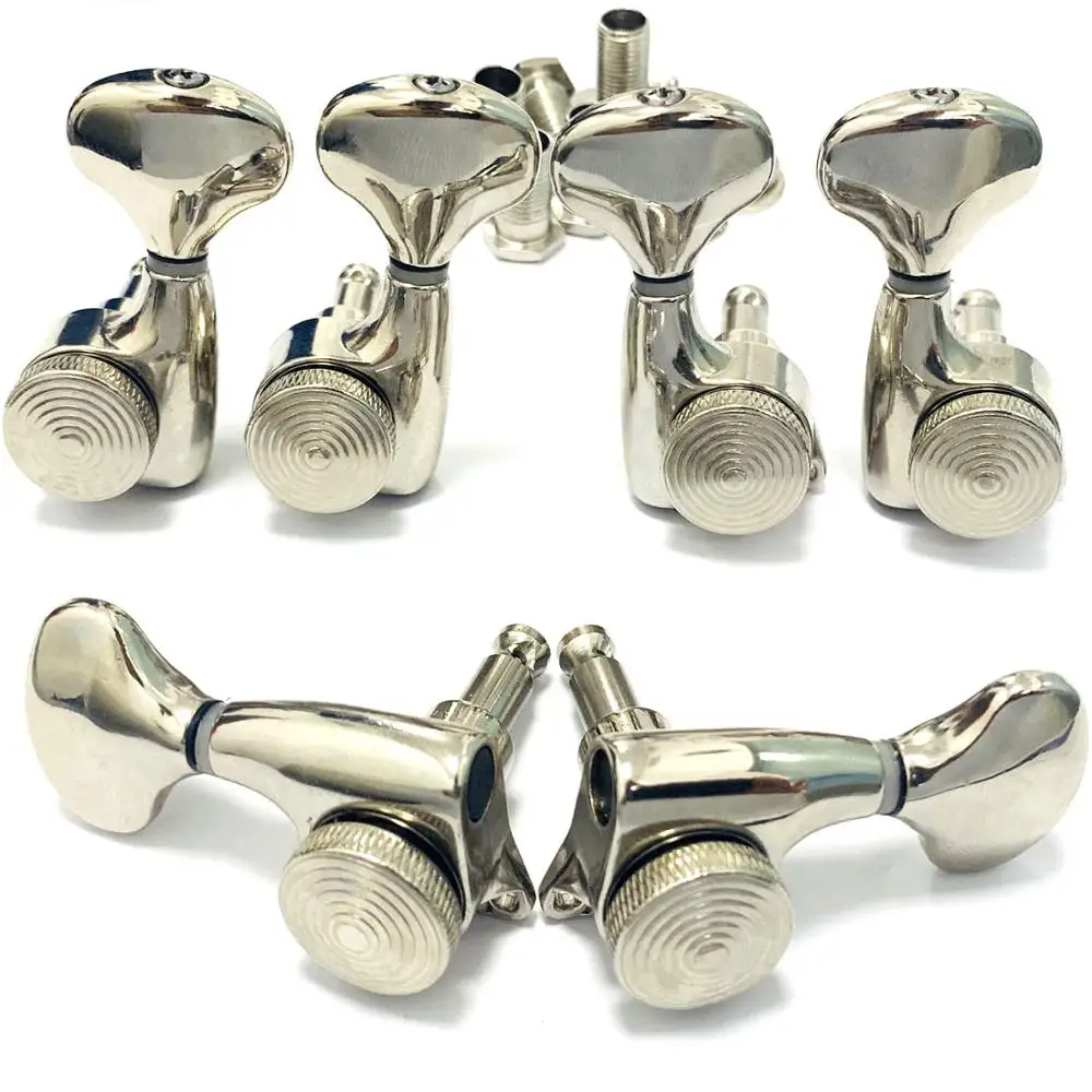 Nickel Guitar Locking Tuners Lock String Tuning Key Pegs Machine Heads Replacement for Electric Guitars
Nickel Guitar Locking Tuners Lock String Tuning Key Pegs Machine Heads Replacement for Electric Guitars