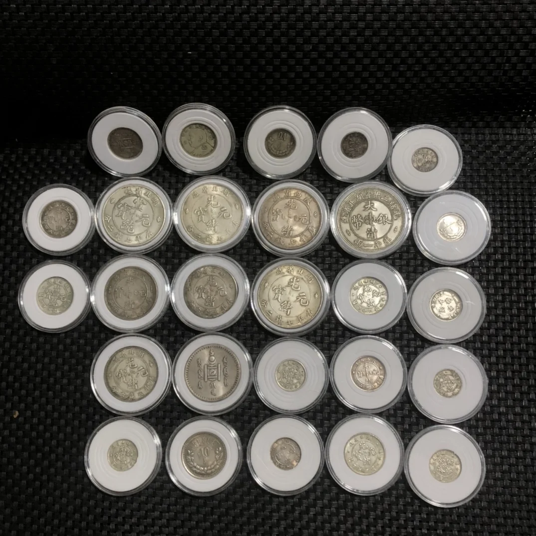 Hardcover antique copper silver-plated silver coin Republic of China Hubei Shaanxi Nei meng27pcs silver dollar full set
Hardcover antique copper silver-plated silver coin Republic of China Hubei Shaanxi Nei meng27pcs silver dollar full set