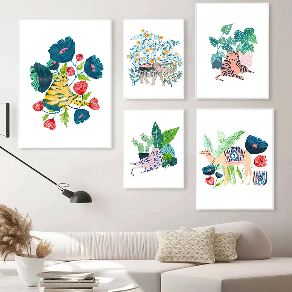 Plant Leaf Cat Camel Elephant Animal Wall Art Canvas Painting Nordic Posters And Prints Nursery Wall Pictures Kids Room Decor
Plant Leaf Cat Camel Elephant Animal Wall Art Canvas Painting Nordic Posters And Prints Nursery Wall Pictures Kids Room Decor