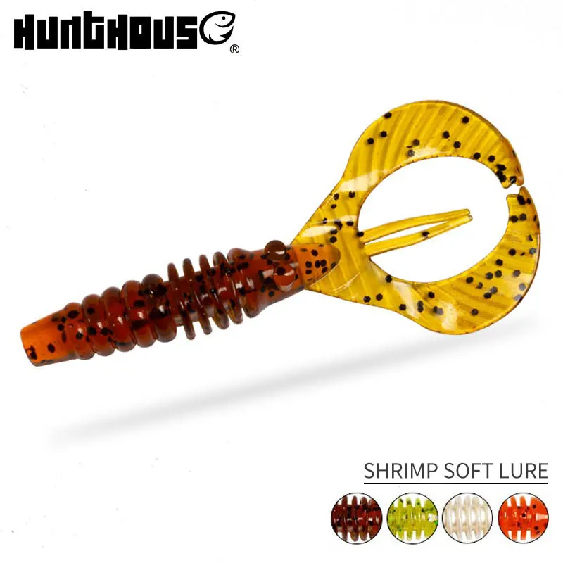 Hunthouse Rage Tail Soft Craw Fishing Lures Shrimp 80mm 3.9g Silicone Bait Pesce PVC 5PCS For Pike Bass Freshwater Fish Tackle
Hunthouse Rage Tail Soft Craw Fishing Lures Shrimp 80mm 3.9g Silicone Bait Pesce PVC 5PCS For Pike Bass Freshwater Fish Tackle