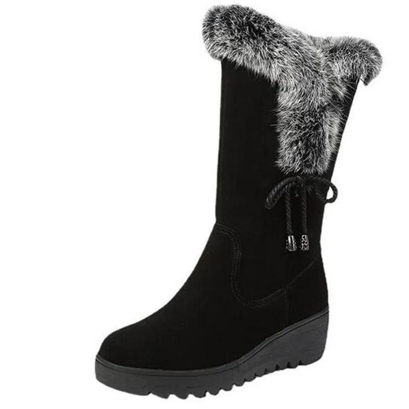 New Fashion High-end Frosted Cowhide Winter Snow Boots Women's Boots Thicken Plush Cotton Boots Flat Wedges Non-slip Mid Boots
New Fashion High-end Frosted Cowhide Winter Snow Boots Women's Boots Thicken Plush Cotton Boots Flat Wedges Non-slip Mid Boots
