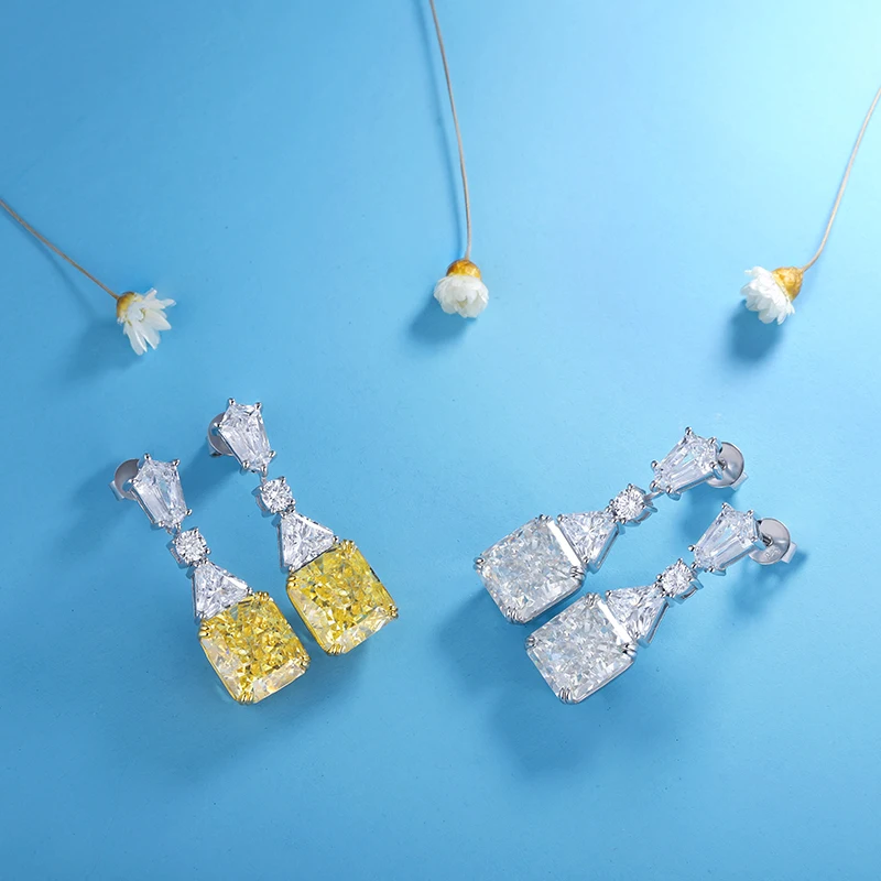 Pirmiana Customizable 9k Gold 10ct/2pcs Fancy Yellow Simulated Diamond Earrings Radiant Cutting CZ Gemstone Fashion Jewely Women
Pirmiana Customizable 9k Gold 10ct/2pcs Fancy Yellow Simulated Diamond Earrings Radiant Cutting CZ Gemstone Fashion Jewely Women