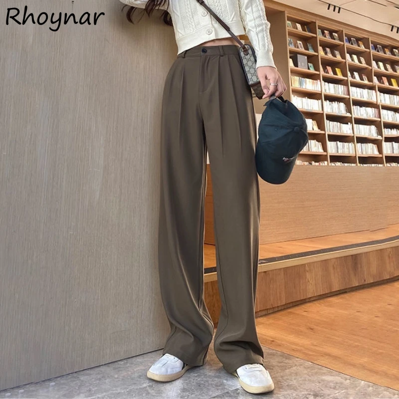 High Waist Pants Women Vintage Office Lady Fashion Classic Streetwear Solid Casual Trousers Preppy Teens Daily All-match Mujer
High Waist Pants Women Vintage Office Lady Fashion Classic Streetwear Solid Casual Trousers Preppy Teens Daily All-match Mujer
