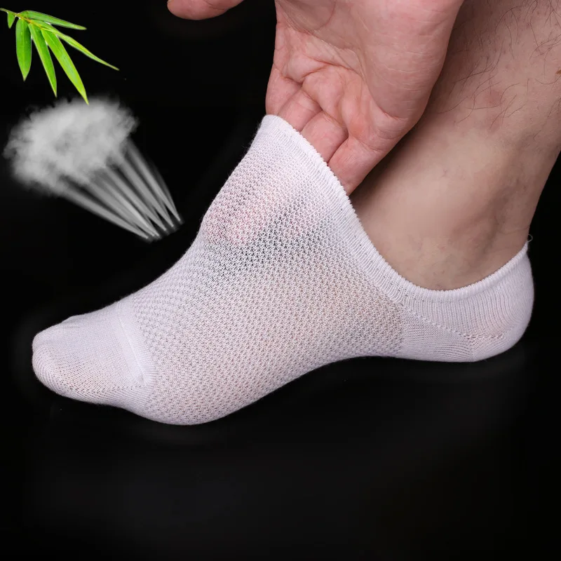 5 Pairs Summer Thin Deodorant Men's Boat Socks Bamboo Fiber Mesh Invisible Socks Silicone Non-slip Breathable Men Socks
5 Pairs Summer Thin Deodorant Men's Boat Socks Bamboo Fiber Mesh Invisible Socks Silicone Non-slip Breathable Men Socks