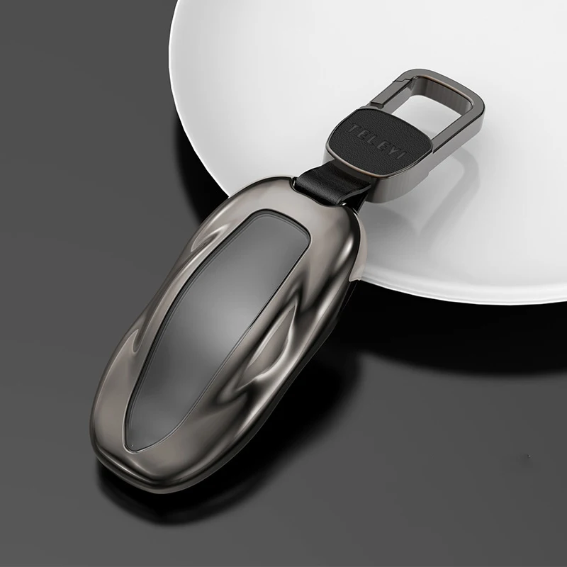 1Pcs Car Remote Key Fob Case Cover with Belt Aluminum Alloy Key Shell for Tesla Model S Model 3 Model X Model Y
1Pcs Car Remote Key Fob Case Cover with Belt Aluminum Alloy Key Shell for Tesla Model S Model 3 Model X Model Y