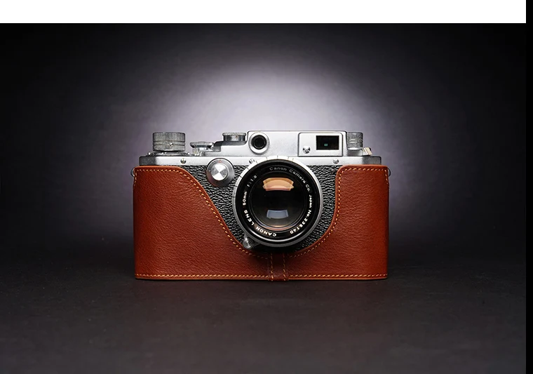 Design for Canon iiia/iib/iid camera Handmade Genuine Leather Camera case Half Bag Camera Bodysuit
Design for Canon iiia/iib/iid camera Handmade Genuine Leather Camera case Half Bag Camera Bodysuit