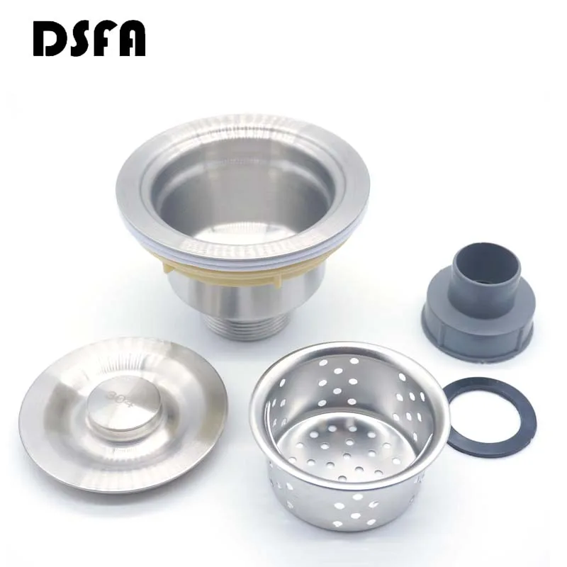 Kitchen Stainless Steel Sink Strainer Assembly Waste Basket Filter For Sink Waster Drain Strainer Prevent Sink Garbage
Kitchen Stainless Steel Sink Strainer Assembly Waste Basket Filter For Sink Waster Drain Strainer Prevent Sink Garbage