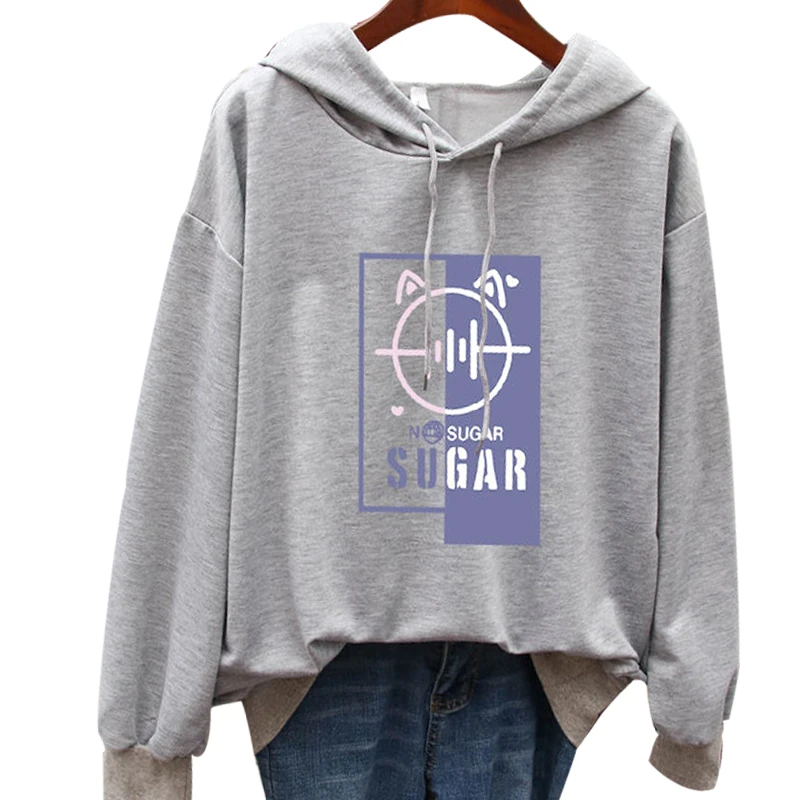 Spring Autumn Style Women's Hoodies Long Sleeve Letter Printed Hooded Collar Korean Casual Sweatshirts AA4144
Spring Autumn Style Women's Hoodies Long Sleeve Letter Printed Hooded Collar Korean Casual Sweatshirts AA4144
