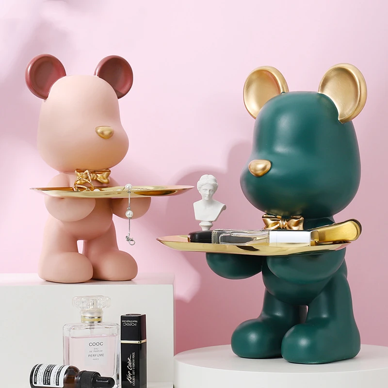 Home Decor Nordic Modern Simple Resin Violence Bear Tray Decoration Living Room Porch Key Jewelry Candy Storage Plate
Home Decor Nordic Modern Simple Resin Violence Bear Tray Decoration Living Room Porch Key Jewelry Candy Storage Plate