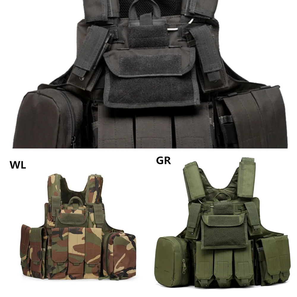 Tactical Men's Vest Military Hunting Vest Battle Airsoft Molle Waistcoat Outdoor Combat Assault Plate Carrier Protection Vest
Tactical Men's Vest Military Hunting Vest Battle Airsoft Molle Waistcoat Outdoor Combat Assault Plate Carrier Protection Vest