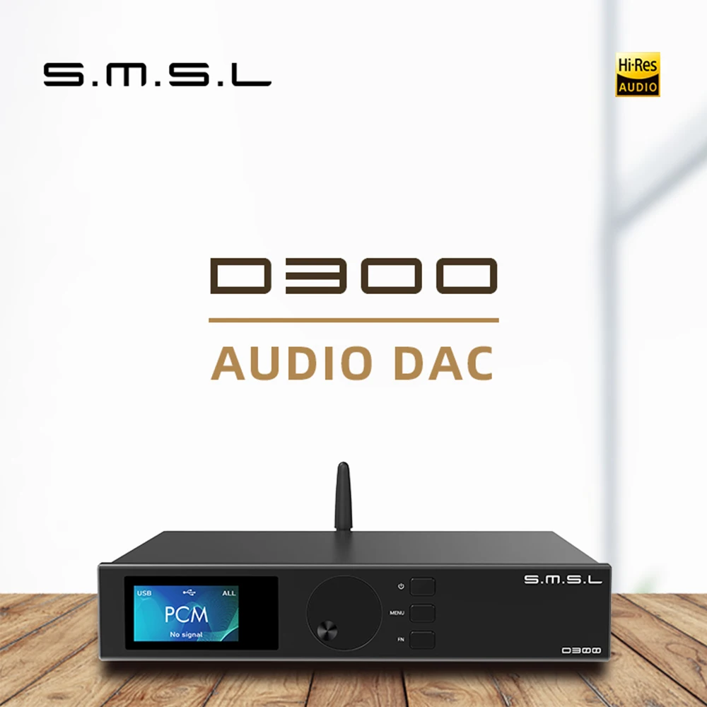 SMSL D300 Bluetooth 5,0 декодер DAC ROHM BD34301EKV чип XMOS DSD512 PCM768KHZ LDAC декодер с дистанционным управлением XLR/RCA выход
SMSL D300 Bluetooth 5,0 декодер DAC ROHM BD34301EKV чип XMOS DSD512 PCM768KHZ LDAC декодер с дистанционным управлением XLR/RCA выход