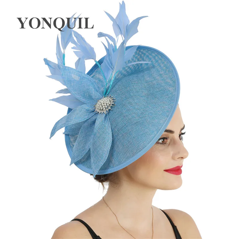 Elegant Women Derby Party Hat Fascinator Hairpin Bride Wedding Headpiece Wirh Leaf Decor Cocktail Fascinating Hair Accessories
Elegant Women Derby Party Hat Fascinator Hairpin Bride Wedding Headpiece Wirh Leaf Decor Cocktail Fascinating Hair Accessories