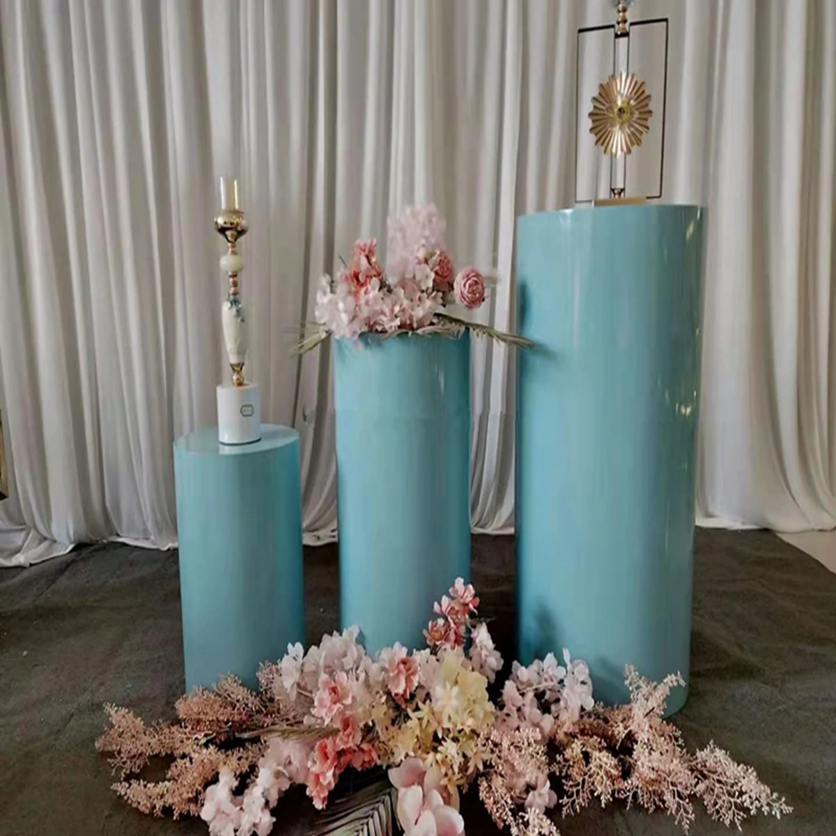 3pcs/set)Elegant round wedding pedestals metal plinth stand dessert cake table wedding decoration AB1237
3pcs/set)Elegant round wedding pedestals metal plinth stand dessert cake table wedding decoration AB1237