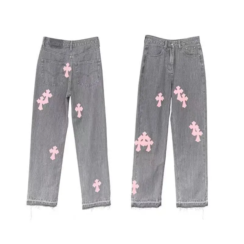 New Leather Pink Cross Jeans For Men/Women 2021 Y2k High Street Jeans Straight Stacked Pants Denim Moto Trousers Mujer
New Leather Pink Cross Jeans For Men/Women 2021 Y2k High Street Jeans Straight Stacked Pants Denim Moto Trousers Mujer