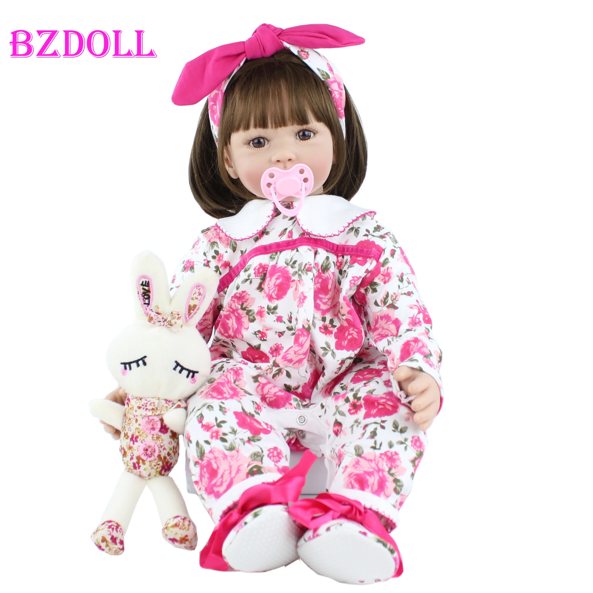 60cm Soft Silicone Reborn Doll Like Real Vinyl Princess Toddler Girls Babies Dress Up Toy Sweet Birthday Gift
60cm Soft Silicone Reborn Doll Like Real Vinyl Princess Toddler Girls Babies Dress Up Toy Sweet Birthday Gift