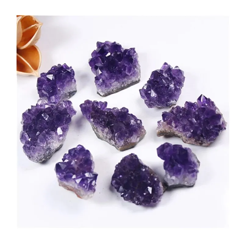 Wholesale Spiritual Quartz Crystals Healing Geode Amethyst Cluster For Christmas Decoration
Wholesale Spiritual Quartz Crystals Healing Geode Amethyst Cluster For Christmas Decoration