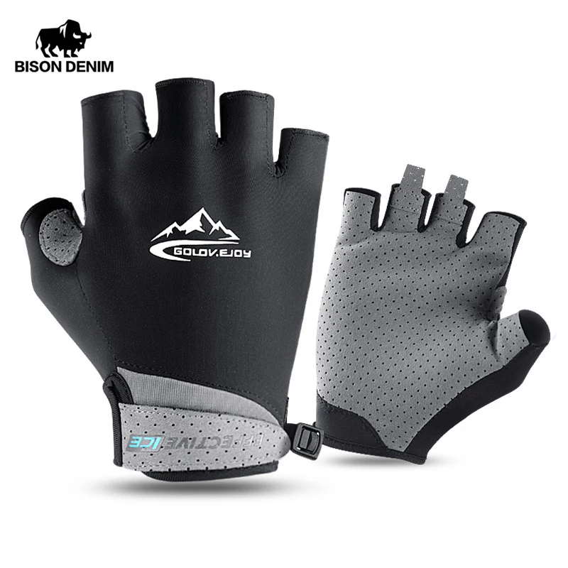BISON DENIM Sports Gloves Cycling Anti-slip Anti-swea Men Women Half Finger Gloves Breathable Outdoor Driving Hiking Mittens New
BISON DENIM Sports Gloves Cycling Anti-slip Anti-swea Men Women Half Finger Gloves Breathable Outdoor Driving Hiking Mittens New