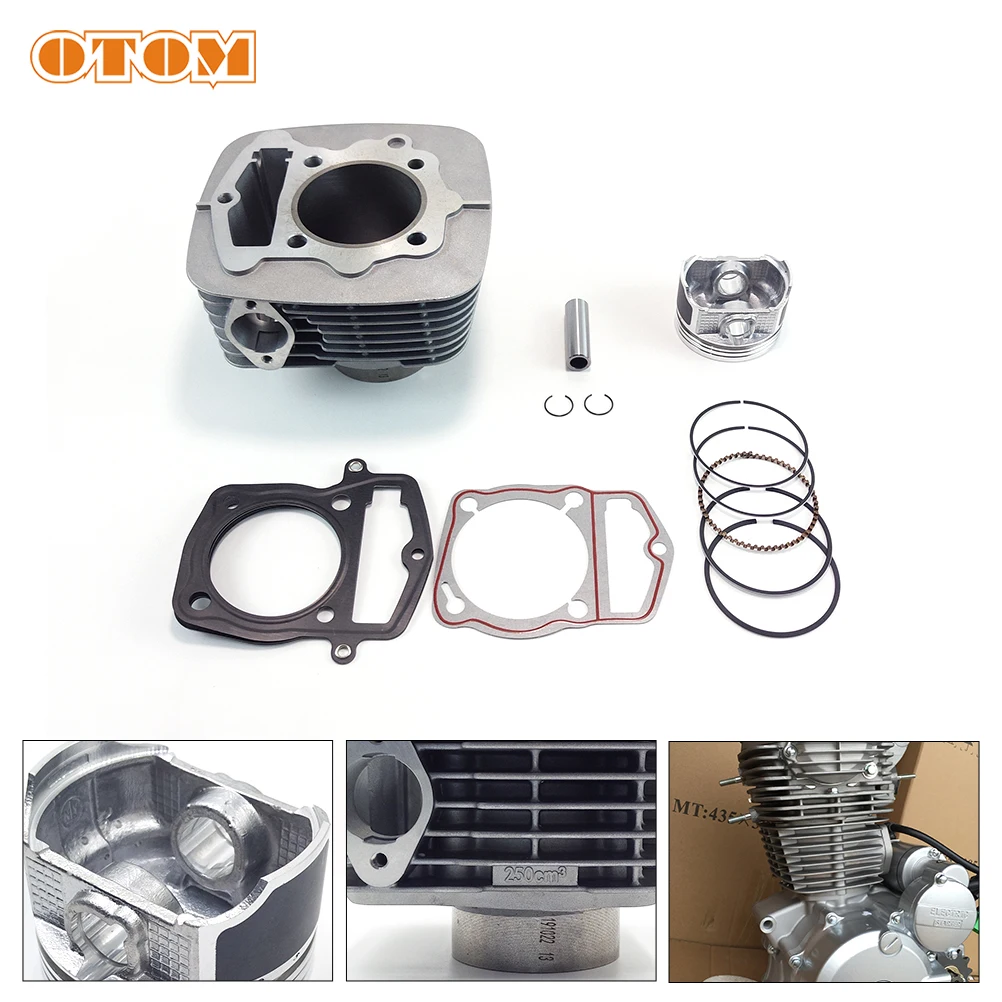 OTOM мотоциклетный Новый 65,5 мм комплект блоков цилиндров поршневая головка Базовая прокладка для HONDA CB223S CRF230 XR230 FTR ZONGSHEN CB250D-G
OTOM мотоциклетный Новый 65,5 мм комплект блоков цилиндров поршневая головка Базовая прокладка для HONDA CB223S CRF230 XR230 FTR ZONGSHEN CB250D-G