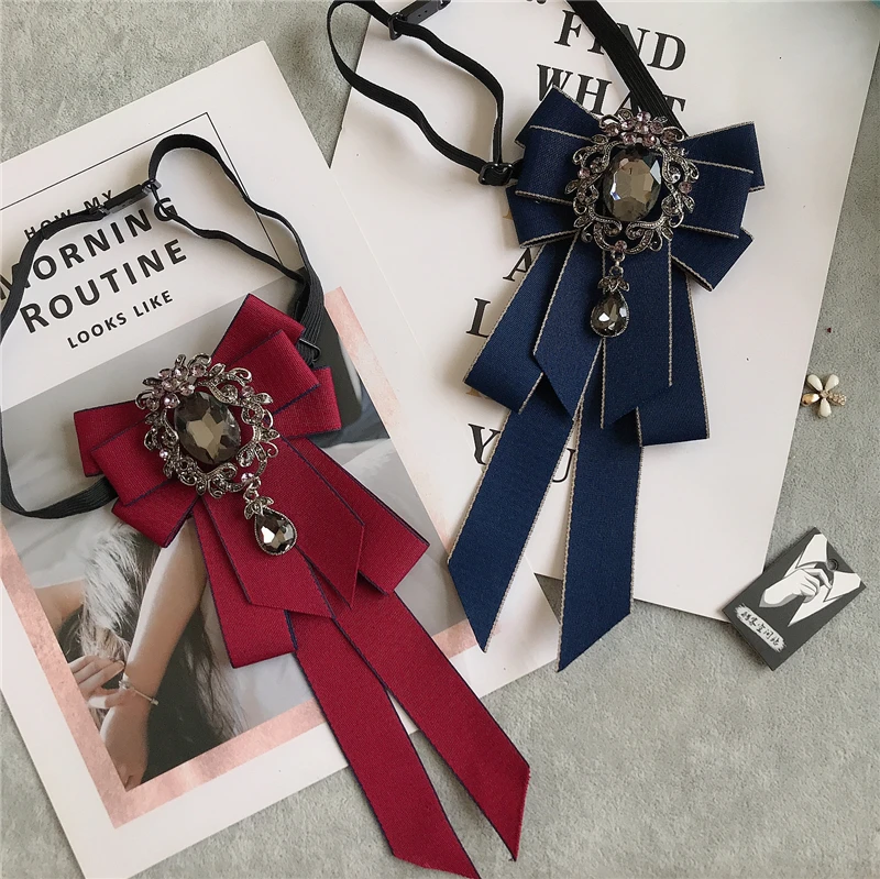 New casual male female 2020 fashion women retro British college style bow tie collar flower unisex shirt accessories
New casual male female 2020 fashion women retro British college style bow tie collar flower unisex shirt accessories