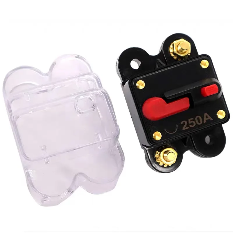 50A 60A 80A 100A 150A 200A 250A 300A 12-48V Car Audio Amplifier Circuit Breaker Fuse Holder Stereo Amplifier Refit
50A 60A 80A 100A 150A 200A 250A 300A 12-48V Car Audio Amplifier Circuit Breaker Fuse Holder Stereo Amplifier Refit
