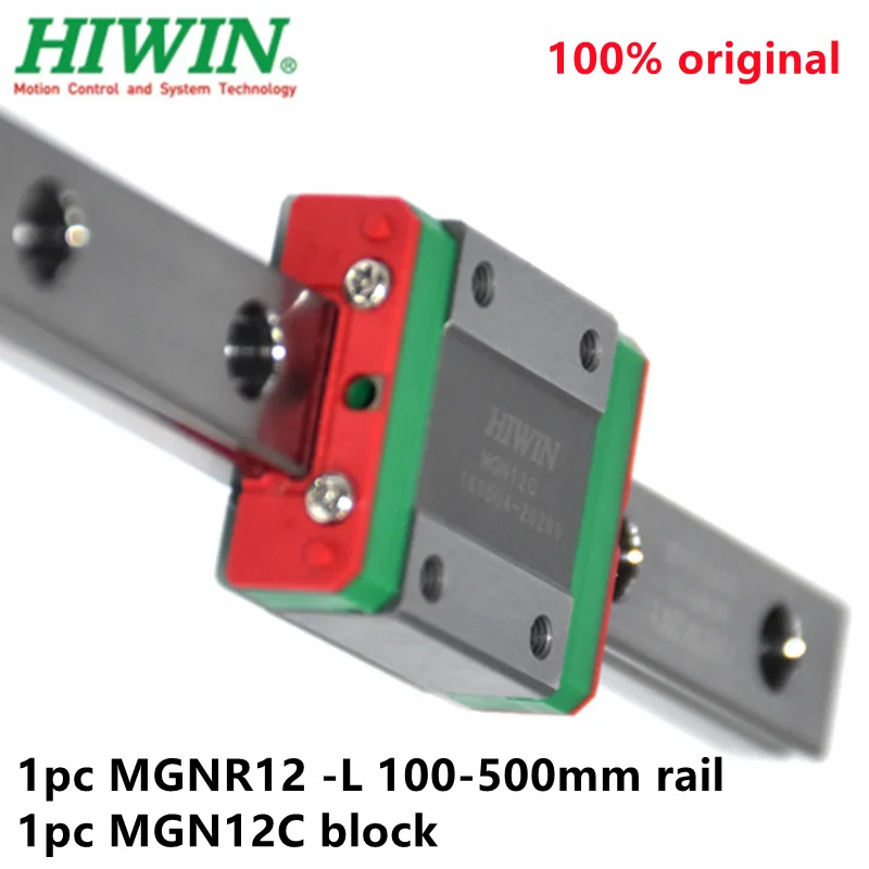 1pcs 100% original Hiwin rail MGNR12 -L 100- 550mm+ 1pcs MGN12C block for cnc 3d printer
1pcs 100% original Hiwin rail MGNR12 -L 100- 550mm+ 1pcs MGN12C block for cnc 3d printer
