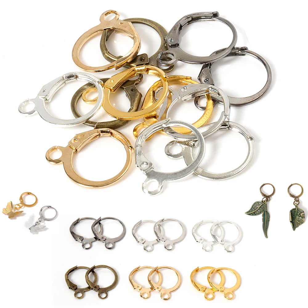 50pcs/lot 13x15mm French Lever Earring Hook Simple Round Earwire Clasp Earrings Base for Jewelry Making Accessories DIY Supplies
50pcs/lot 13x15mm French Lever Earring Hook Simple Round Earwire Clasp Earrings Base for Jewelry Making Accessories DIY Supplies