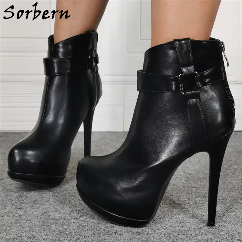 Sorbern Ankle Boots Women High Heel Platform Shoes Short Booties Black Womens Size 11 Shoes Work Boots Women Plus Size 15
Sorbern Ankle Boots Women High Heel Platform Shoes Short Booties Black Womens Size 11 Shoes Work Boots Women Plus Size 15
