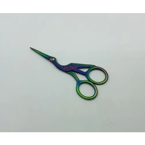 Poet Millinery Stork Shaped Vintage Sewing Embroidery Promise Engagement Scissors Purple-Green
Poet Millinery Stork Shaped Vintage Sewing Embroidery Promise Engagement Scissors Purple-Green