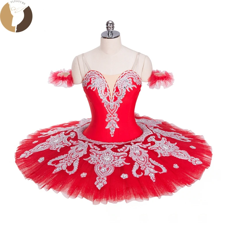 FLTOTURE Red Pancake Tutu Women Classical Professional Ballet Nutcracker Costumes Sleeping Beauty Variation YGAP Tutus Skirts
FLTOTURE Red Pancake Tutu Women Classical Professional Ballet Nutcracker Costumes Sleeping Beauty Variation YGAP Tutus Skirts