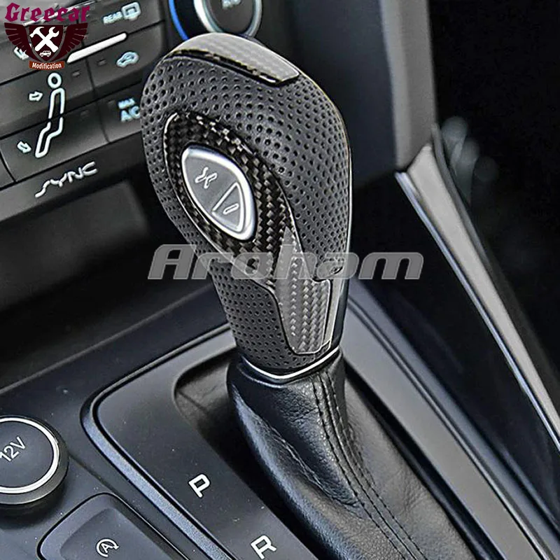 Carbon Fiber Gear Head With Buttons Gear Shift Knob Lever For Ford Focus Mondeo Ecosport Edge Kuga Escape 2018 2019
Carbon Fiber Gear Head With Buttons Gear Shift Knob Lever For Ford Focus Mondeo Ecosport Edge Kuga Escape 2018 2019