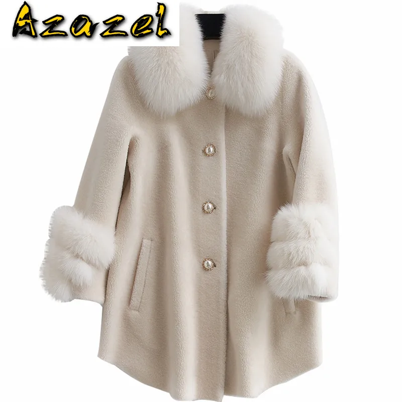 Real Fur 100% Wool Jacket Autumn Winter Coat Women Clothes 2020 Korean Vintage Sheep Shearing Tops Abrigo Mujer ZT3647
Real Fur 100% Wool Jacket Autumn Winter Coat Women Clothes 2020 Korean Vintage Sheep Shearing Tops Abrigo Mujer ZT3647