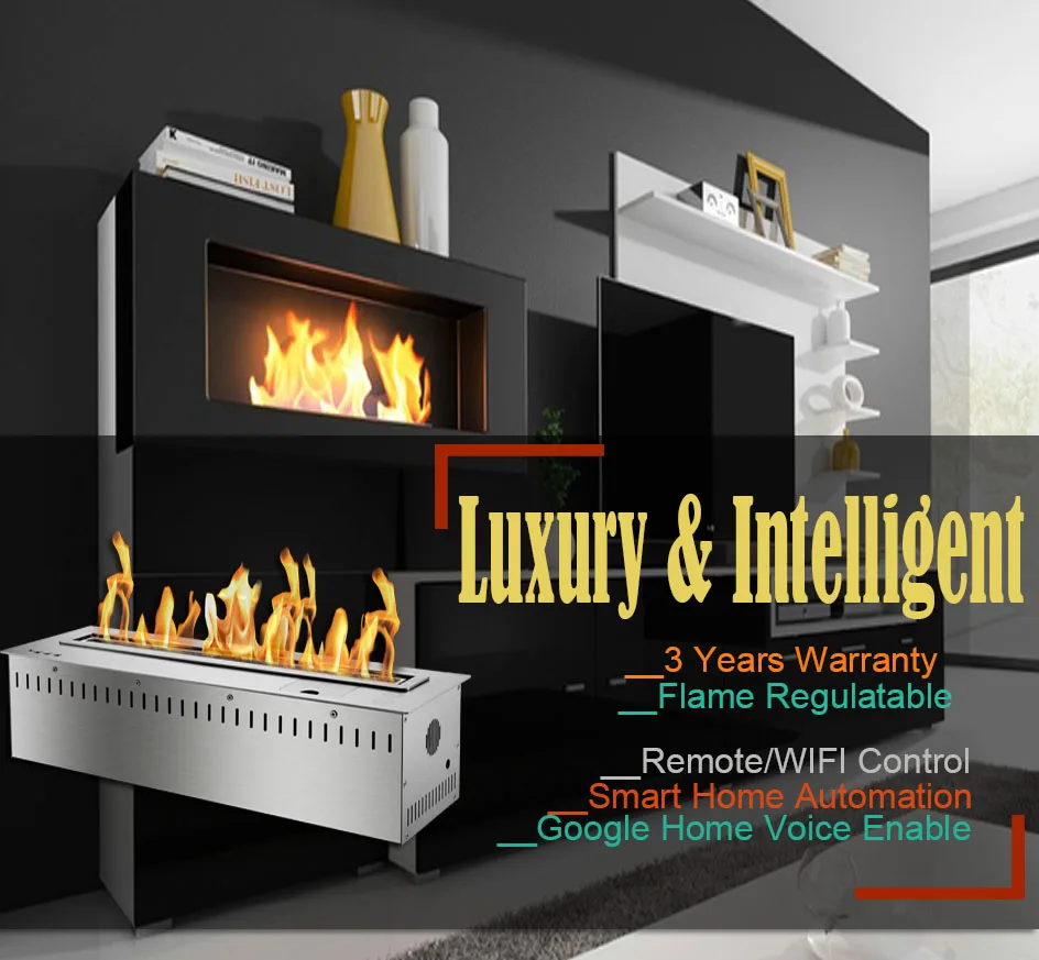 Inno living fire 36 inch automatic fire bio wifi & remote control fireplace
Inno living fire 36 inch automatic fire bio wifi & remote control fireplace