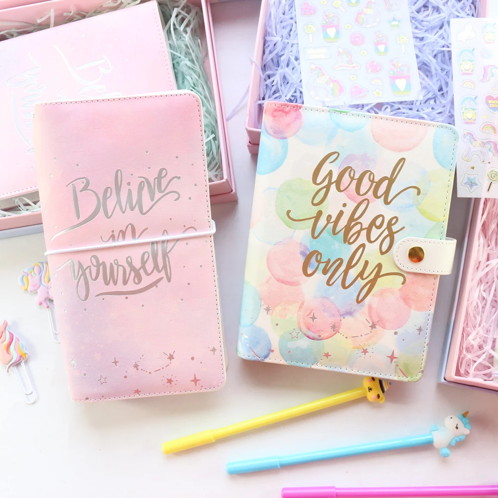 Domikee Cute hardcover leather 6 rings refillable binder agenda planner organizer office school journal notebook gift stationery
Domikee Cute hardcover leather 6 rings refillable binder agenda planner organizer office school journal notebook gift stationery