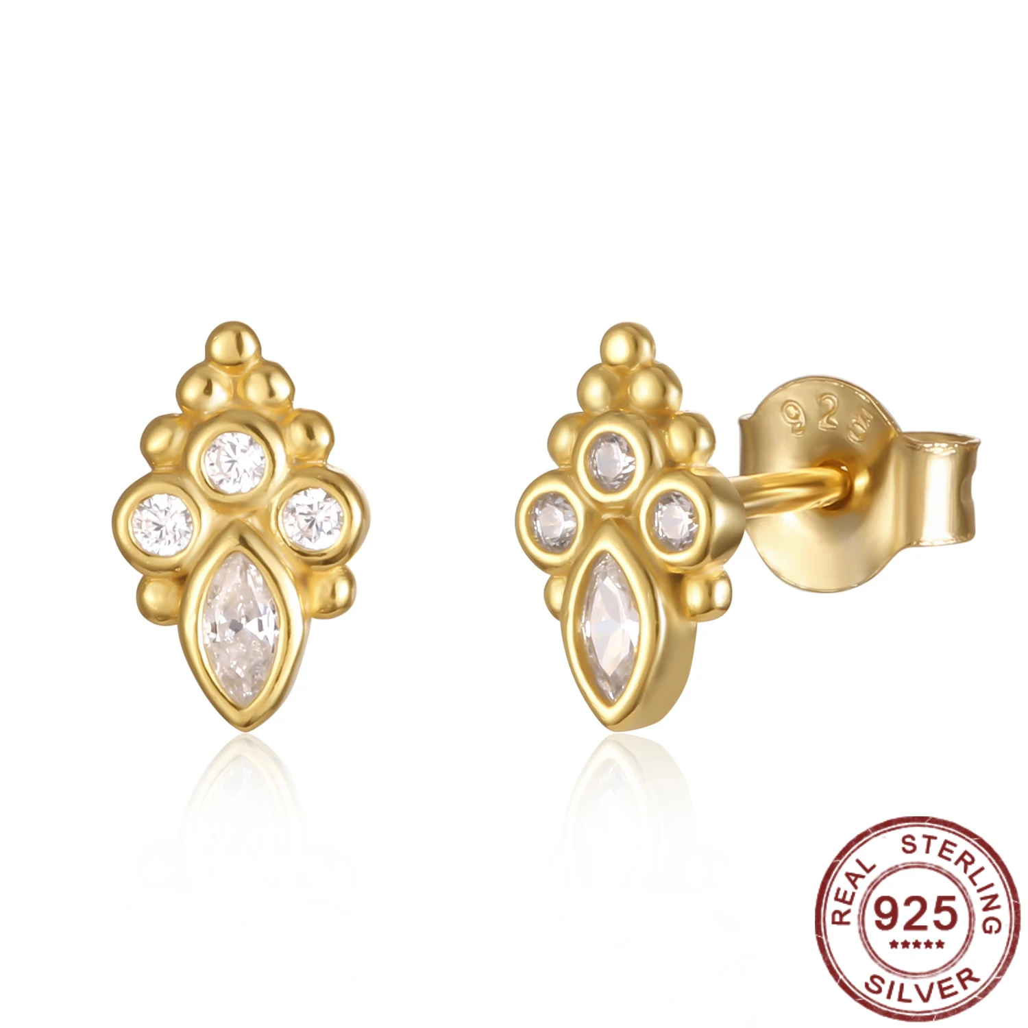Female Crystal Transparent Stone Earrings Charm S925 Silver Small Stud Earrings Luxury Oval Zircon Wedding Earrings For Women
Female Crystal Transparent Stone Earrings Charm S925 Silver Small Stud Earrings Luxury Oval Zircon Wedding Earrings For Women