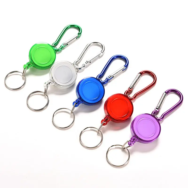 1PCS Retractable Metal Card Badge Holder Ring Belt Clip Colourful Strap Carabiner Clip Card Label Key Chain Pull Key Chain
1PCS Retractable Metal Card Badge Holder Ring Belt Clip Colourful Strap Carabiner Clip Card Label Key Chain Pull Key Chain