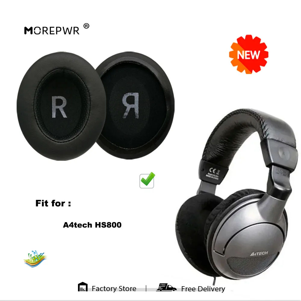 Morepwr новые обновленные Сменные амбушюры для наушников A4tech HS800, кожаные подушки, бархатные амбушюры для наушников
Morepwr новые обновленные Сменные амбушюры для наушников A4tech HS800, кожаные подушки, бархатные амбушюры для наушников