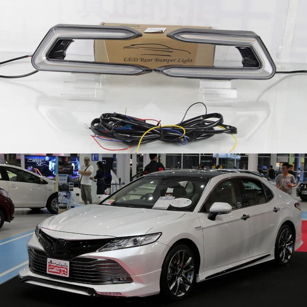 turn signal relay car-styling waterproof 12V LED CAR DRL Daytime running lights fog lamp cover For Toyota Camry 2018 2019
turn signal relay car-styling waterproof 12V LED CAR DRL Daytime running lights fog lamp cover For Toyota Camry 2018 2019