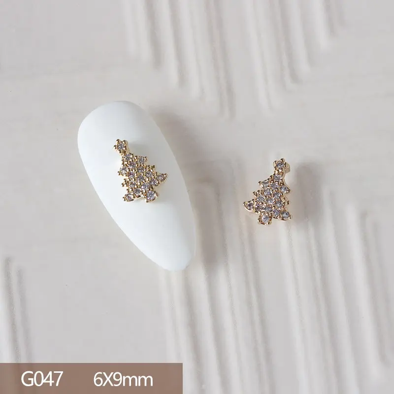 10pcs/lot G047 3D Alloy Christmas Tree Nail Art Zircon Metal Manicure Nails Accessories DIY Nail Decorations Supplies Charms
10pcs/lot G047 3D Alloy Christmas Tree Nail Art Zircon Metal Manicure Nails Accessories DIY Nail Decorations Supplies Charms