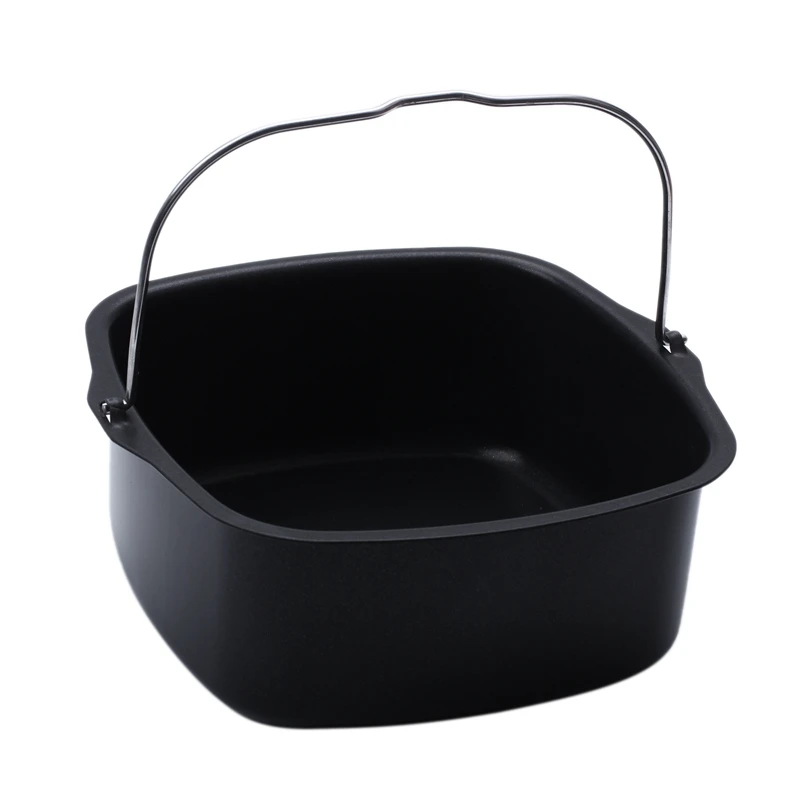 Non-Stick Air Fryer Electric Accessory Black Baking Dish Roasting Metal DIY Cake Bread Cheese Egg Tin Tray For Models Hd9220
Non-Stick Air Fryer Electric Accessory Black Baking Dish Roasting Metal DIY Cake Bread Cheese Egg Tin Tray For Models Hd9220